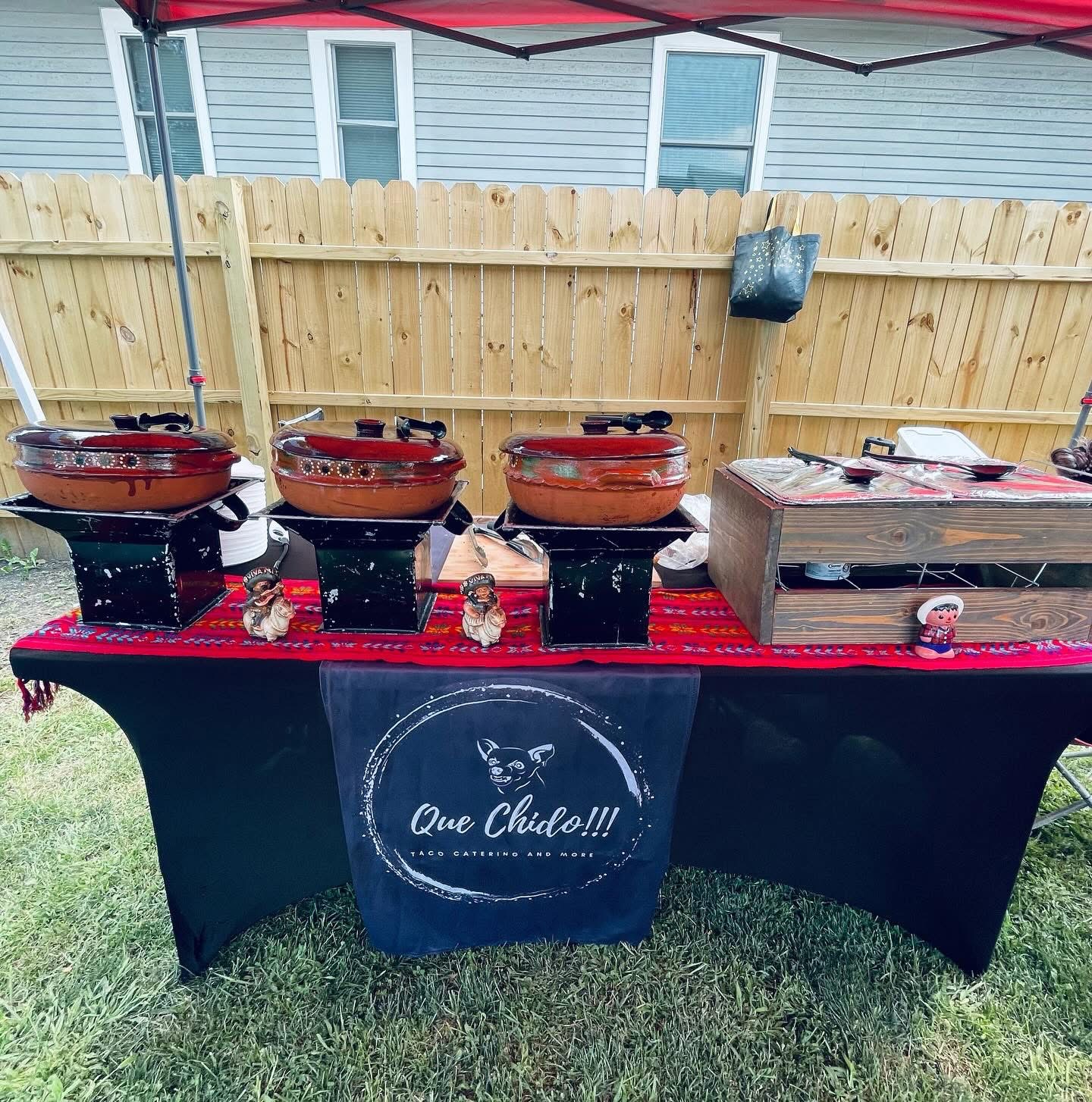 Taste of Mexico setup