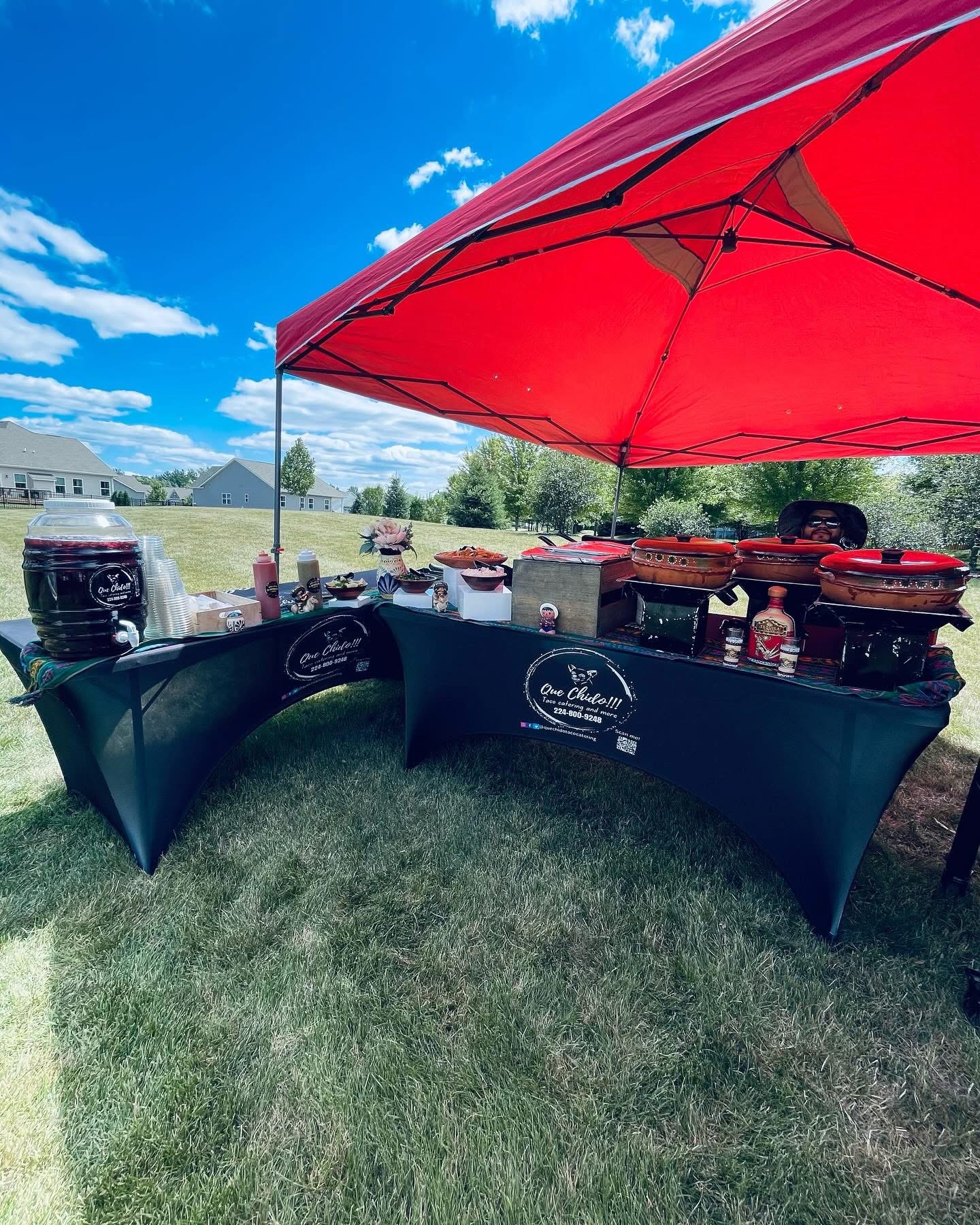 Event tent setup